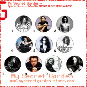 INXS - Michael Hutchence Pinback Button Badge Set 1a or 1b ( or Hair Ties / 4.4 cm Badge / Magnet / Keychain Set )
